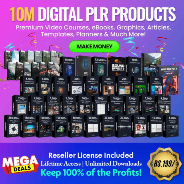 10+ Million Digital Products